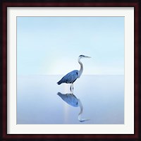 Beachscape Heron II Fine Art Print