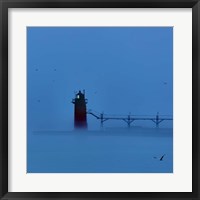 Lighthouse at Night II Fine Art Print