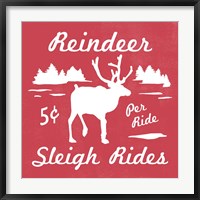 Reindeer Rides II Fine Art Print