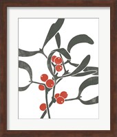 Colorblock Berry Branch III Fine Art Print