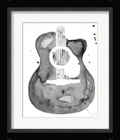 Guitar Flow I Framed Print