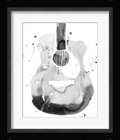 Guitar Flow II Framed Print