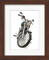 Motorcycles in Ink I Fine Art Print