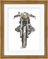 Motorcycles in Ink II Fine Art Print