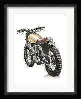 Motorcycles in Ink III Framed Print