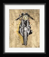 Metallic Rider I Framed Print