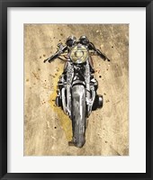 Metallic Rider I Framed Print