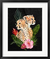Cheetah Bouquet II Framed Print