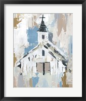 Sunday Chapel I Framed Print