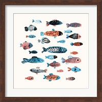 Fish School I Fine Art Print