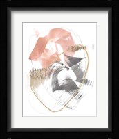 Blushing Circularity I Framed Print
