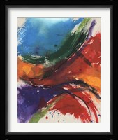 Primary Splash I Framed Print