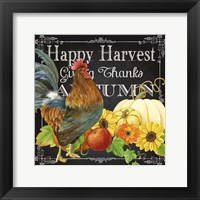 Harvest Greetings III Framed Print