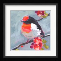 Brushstroke Bird I Framed Print