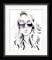 Look into the Sun(Glasses) I Framed Print