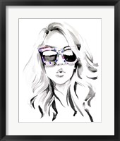 Look into the Sun(Glasses) I Framed Print