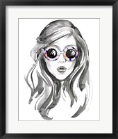 Look into the Sun(Glasses) II Framed Print
