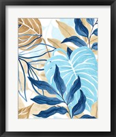 Blue Jungle I Framed Print