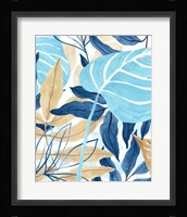 Blue Jungle II Framed Print