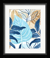 Blue Jungle III Framed Print
