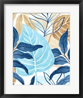 Blue Jungle III Framed Print