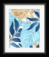 Blue Jungle IV Framed Print
