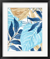 Blue Jungle IV Framed Print