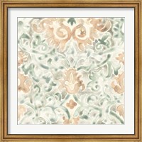 Terracotta Garden Tile V Fine Art Print