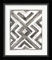 Tribal Geometry I Framed Print