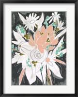 Charcoal Bouquet I Framed Print