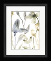 Stone Moss Stems IV Framed Print