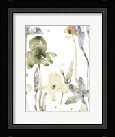 Stone Moss Stems VI Framed Print
