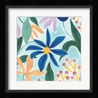 Tiki Square I Framed Print