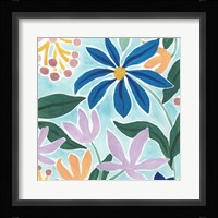 Tiki Square II Framed Print