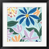 Tiki Square II Framed Print