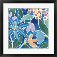 Tiki Square III Framed Print