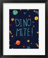 Starry Dinos II Framed Print