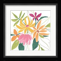 Tutti Frutti Floral II Framed Print