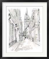 European City Sketch III Fine Art Print