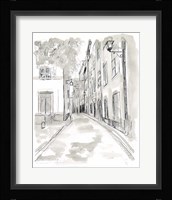 European City Sketch IV Framed Print