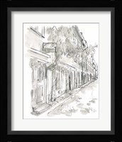 European City Sketch V Framed Print