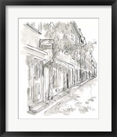 European City Sketch V Framed Print