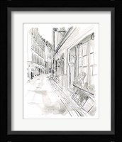 European City Sketch VI Framed Print