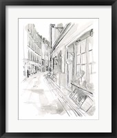 European City Sketch VI Framed Print