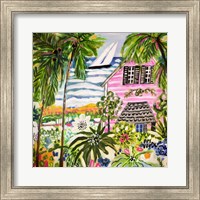 Cottage by the Bay I Fine Art Print