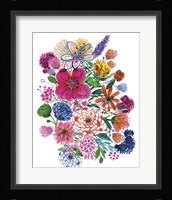 Free Floral I Framed Print
