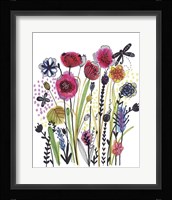 Free Floral II Framed Print