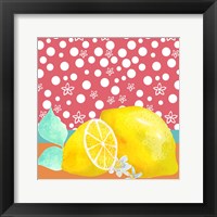 Lemon Inspiration I Framed Print