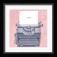 Vintage Office VII Framed Print