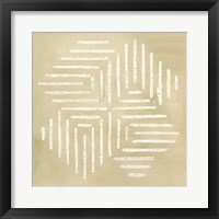 Sand Stitch III Framed Print